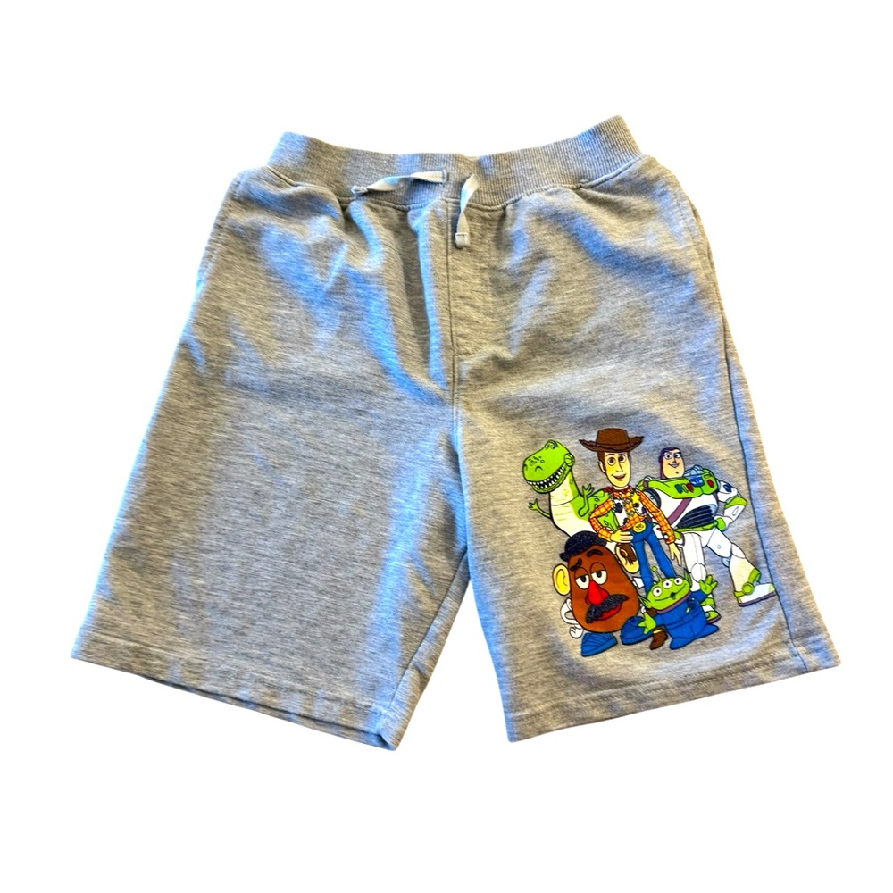 Disney | Toy Story Kids Shorts - Gray Size 10/12 Woody Buzz Rex Mr. Potato